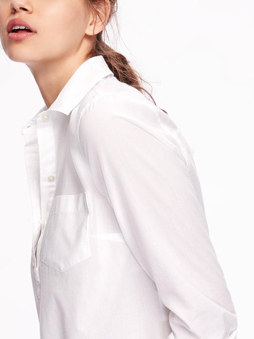 Image number 4 showing, Classic White Popover Tunic for Women