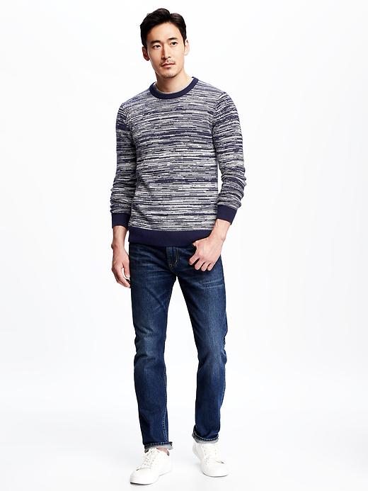 Image number 3 showing, Marled Crew-Neck Sweater for Men