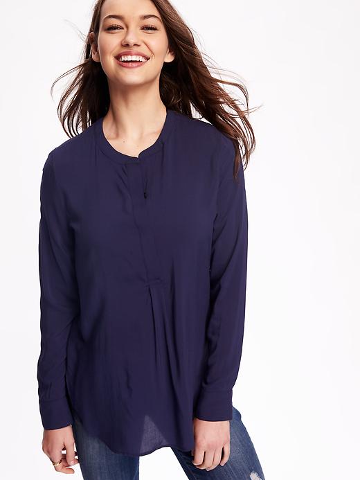 Image number 4 showing, Hi-Lo Blouse for Women
