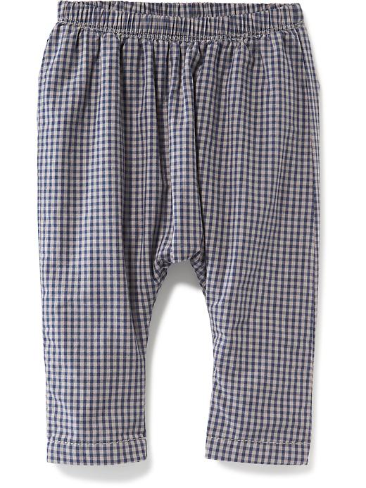 View large product image 1 of 2. Gingham Poplin Pants for Baby