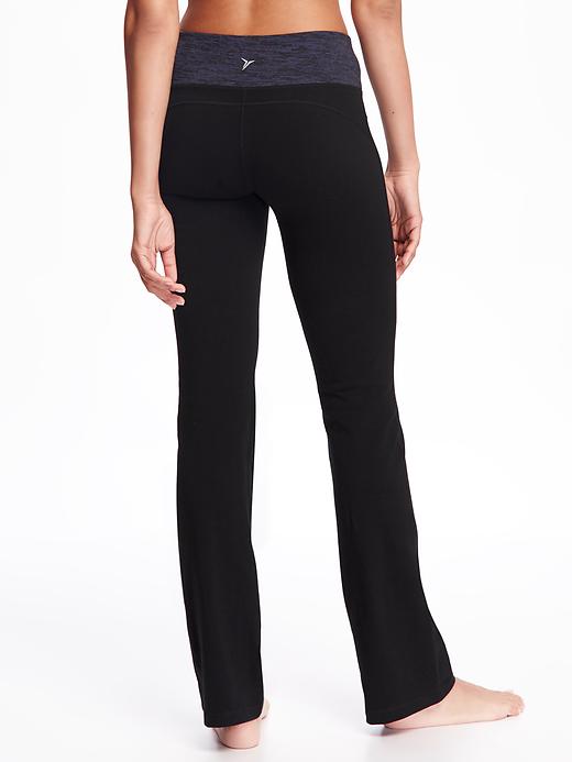 View large product image 2 of 2. Mid-Rise Boot-Cut Yoga Pants for Women