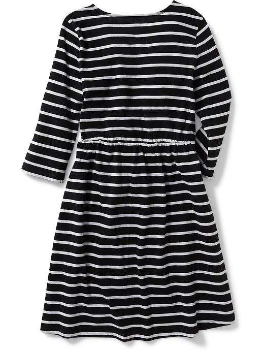 View large product image 2 of 2. Patterned Fit & Flare Dress for Girls