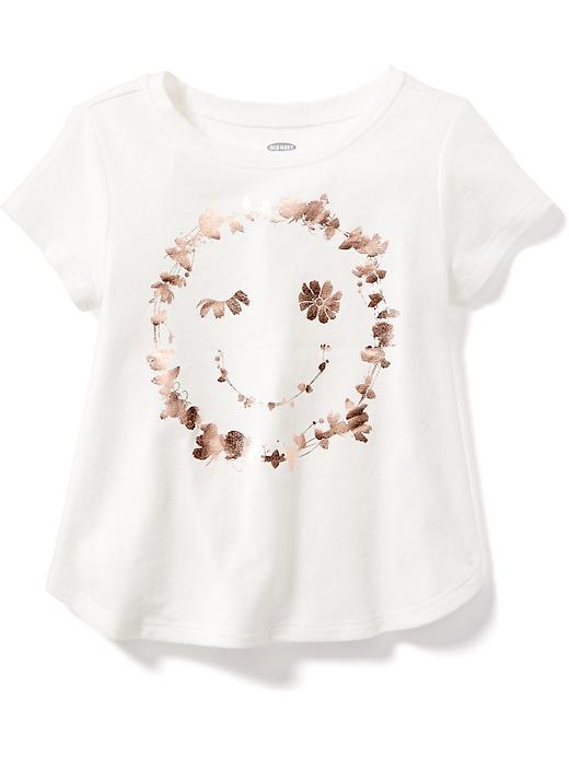 View large product image 1 of 1. Graphic Tulip-Hem Tee for Toddler