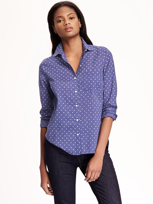 Image number 1 showing, Classic Oxford Shirt for Women