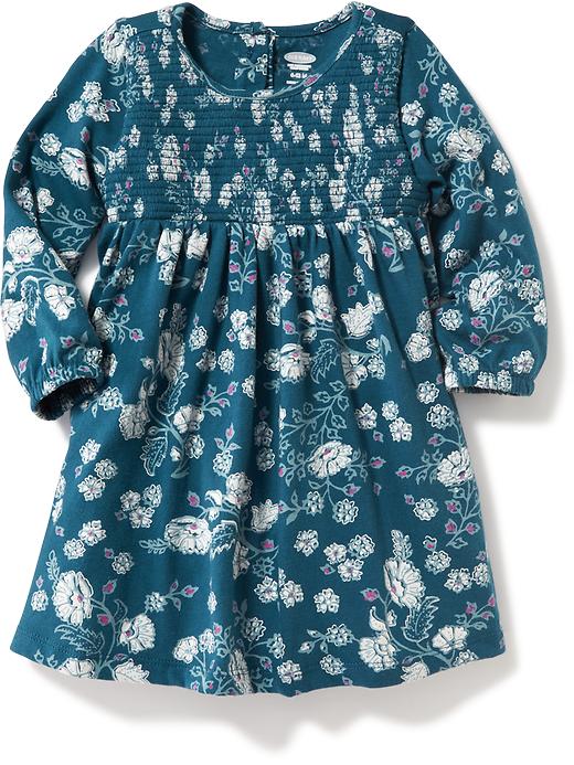 View large product image 1 of 2. Smocked-Yoke Dress for Baby