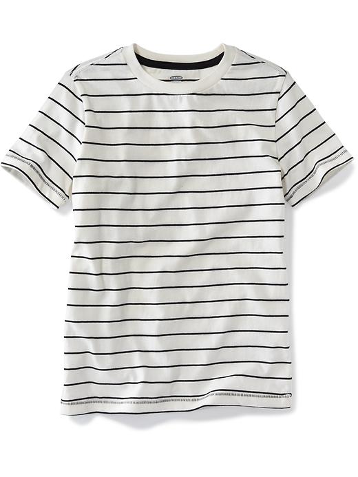 View large product image 1 of 1. Striped Crew-Neck Tee For Boys