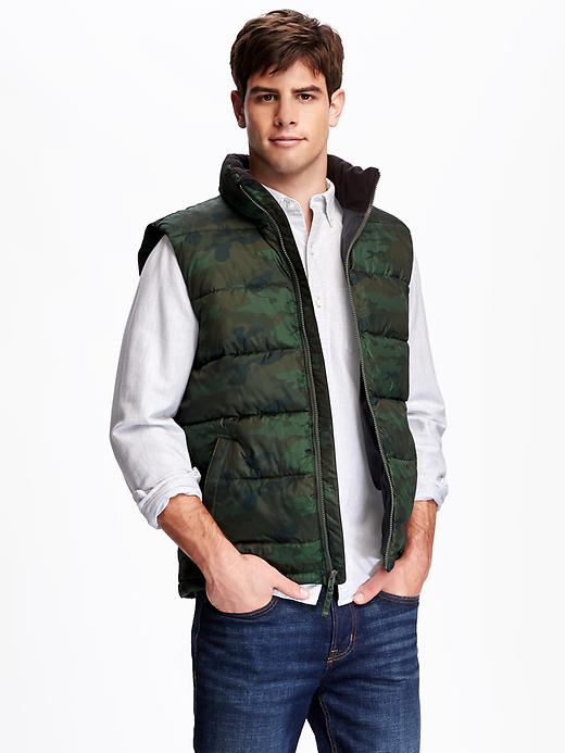 View large product image 1 of 1. Frost-Free Quilted Vest for Men