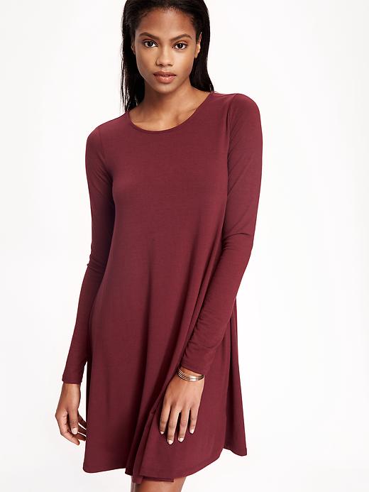 Image number 3 showing, Knit Swing Dress for Women