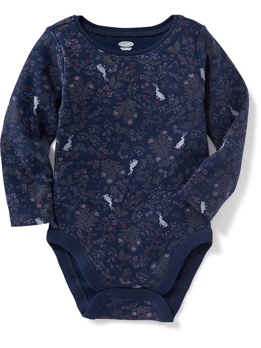 View large product image 1 of 1. Crew-Neck Bodysuit for Baby