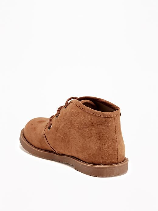 View large product image 2 of 4. Sueded Desert Boots For Toddler