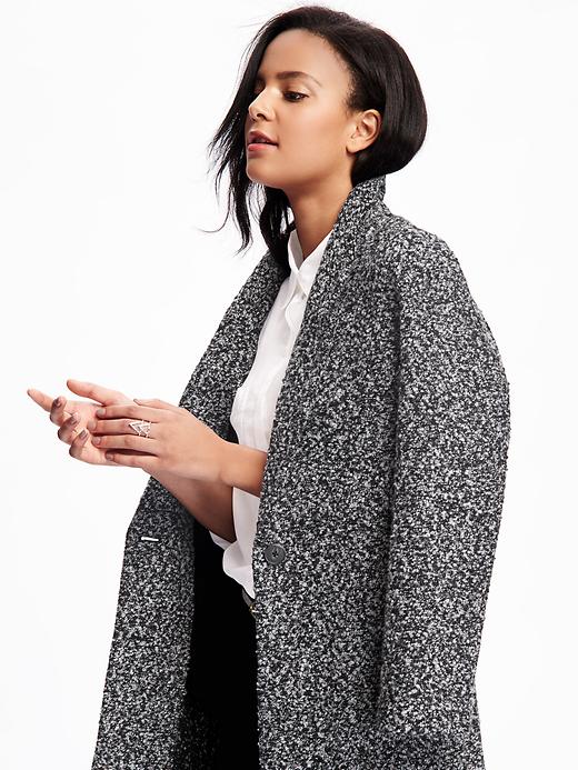 Image number 4 showing, Marled Everyday Coat for Women