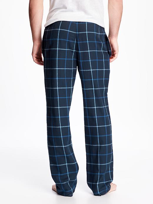 View large product image 2 of 2. Plaid Flannel Sleep Pants for Men