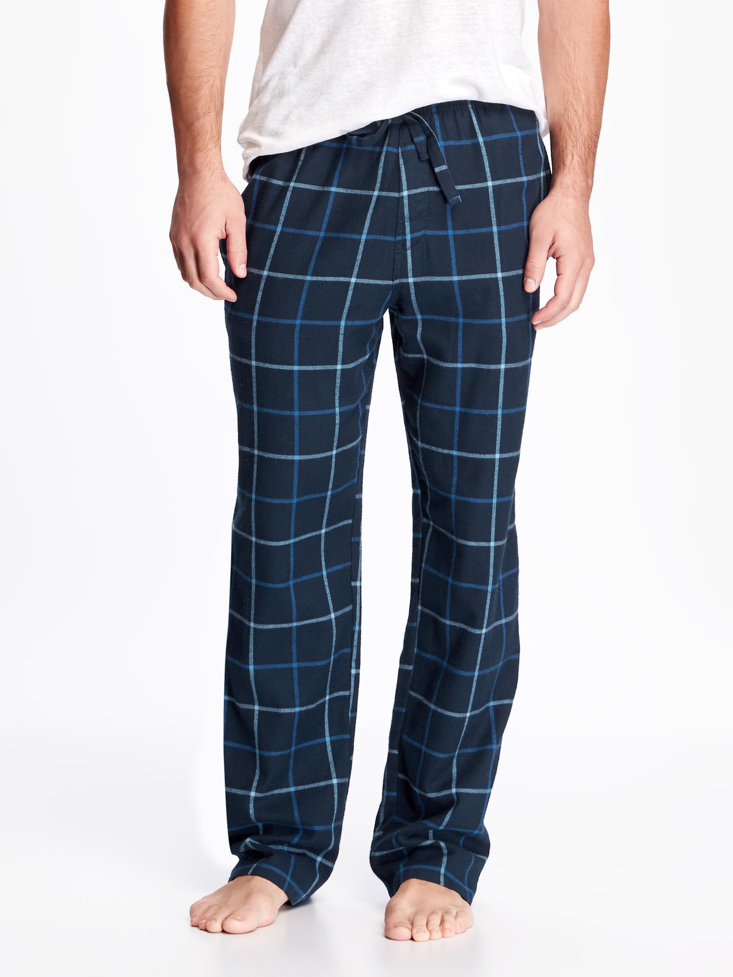 View large product image 1 of 2. Plaid Flannel Sleep Pants for Men