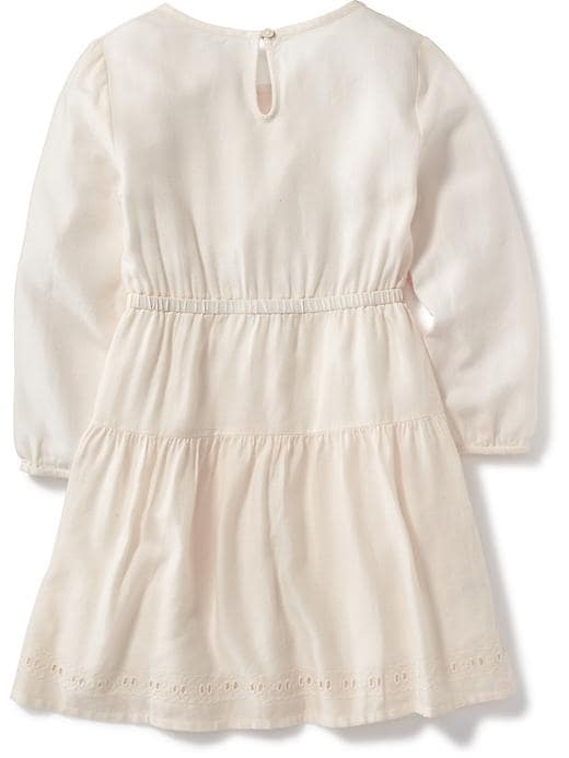 View large product image 2 of 2. Tiered Eyelet Dress for Girls