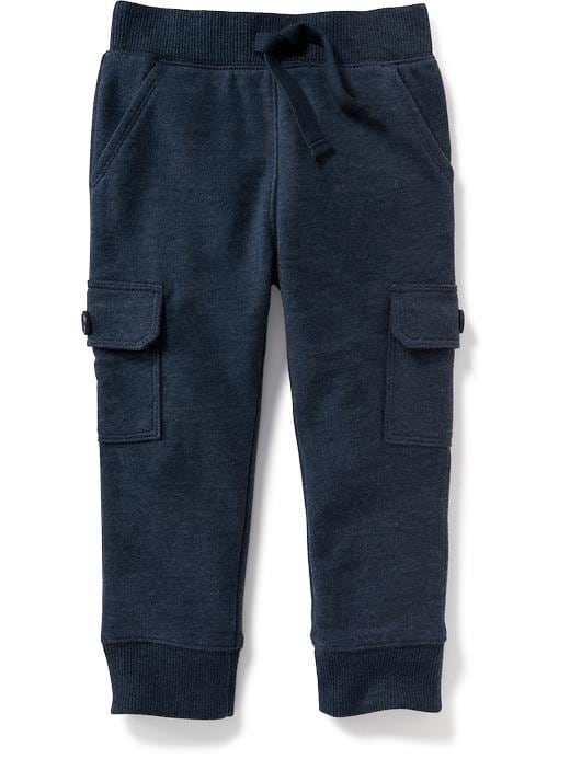 View large product image 1 of 2. Fleece Cargo-Pocket Joggers for Toddler