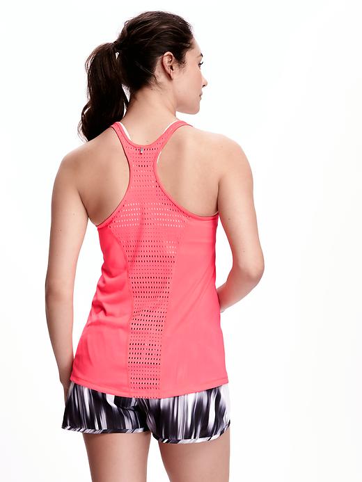 View large product image 1 of 1. Go-Dry Cool Mesh Run Tank for Women