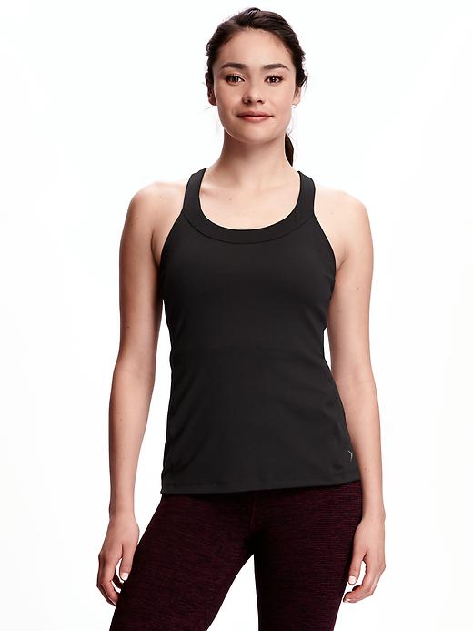 View large product image 1 of 1. Go-Dry Racerback Tank for Women