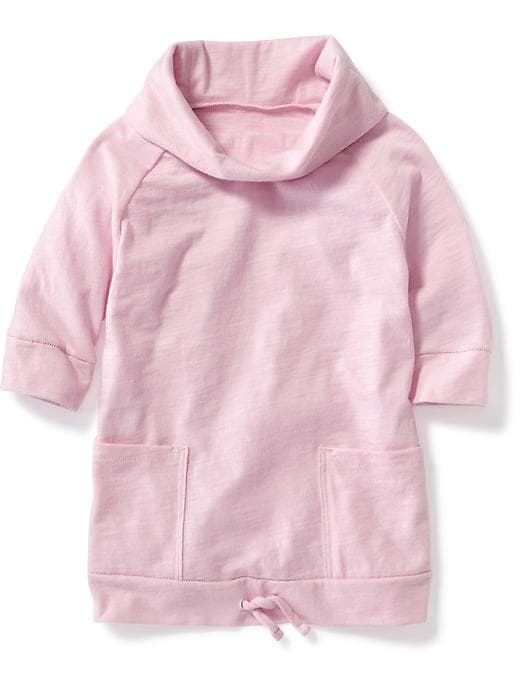 View large product image 1 of 1. 3/4-Sleeve Cowl-Neck Tunic for Toddler