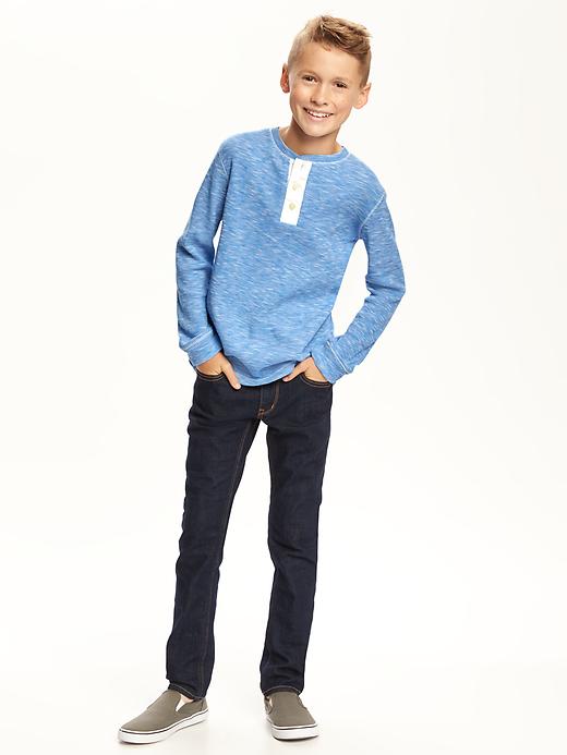 View large product image 2 of 2. Thermal Henley For Boys