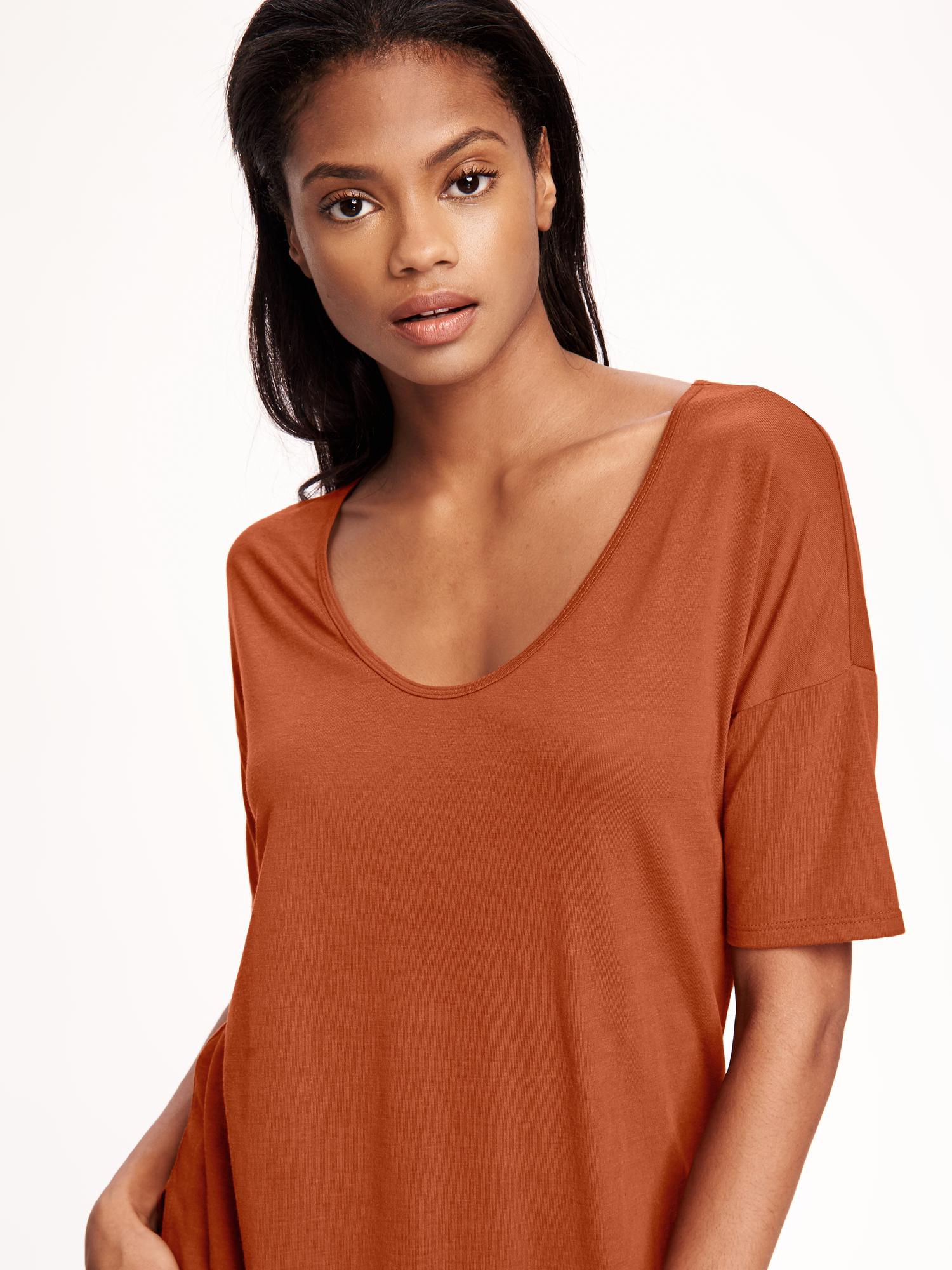 Relaxed Tunic Tee For Women Old Navy