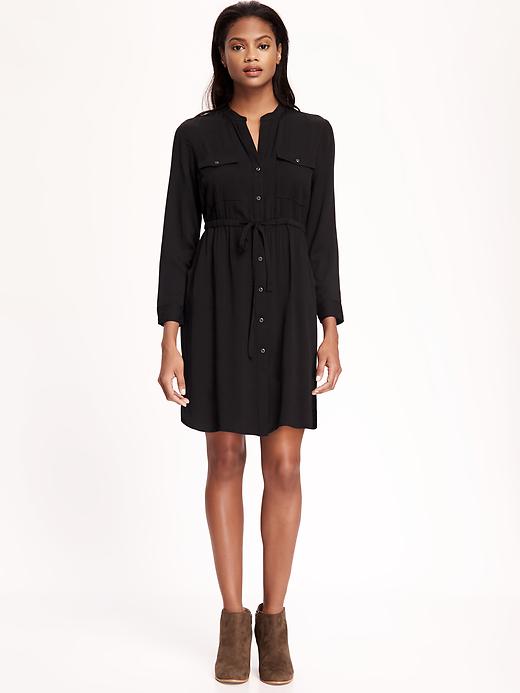 View large product image 1 of 1. Waisted Shirt Dress for Women