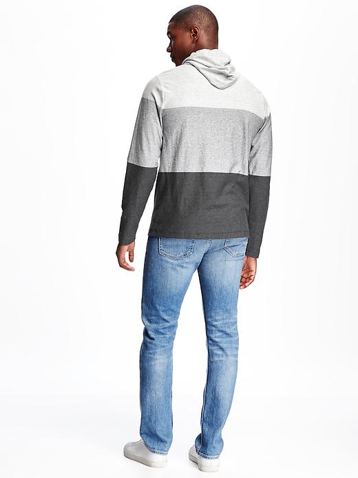 Image number 2 showing, Lightweight Color-Block Pullover Hoodie for Men