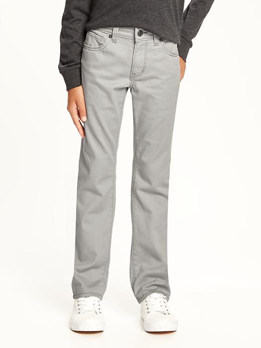 View large product image 1 of 1. Built-In Flex Slim Khakis For Boys