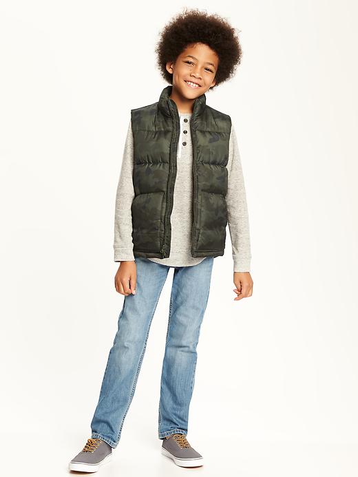 View large product image 2 of 2. Frost-Free Quilted Vest For Boys
