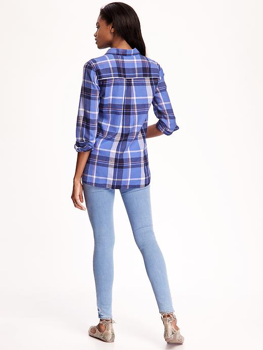 Image number 2 showing, Classic Flannel Shirt for Women