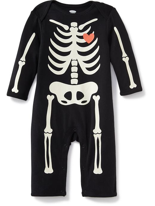 View large product image 1 of 1. Skeleton Graphic One-Piece for Baby