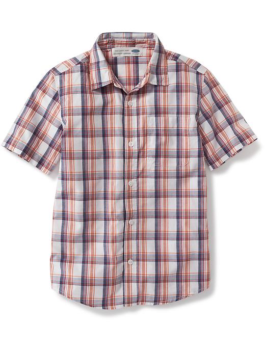 View large product image 1 of 1. Classic Poplin Shirt For Boys