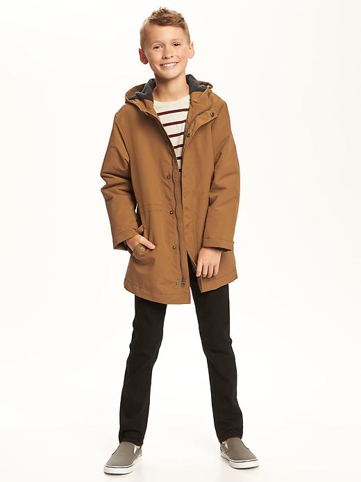 View large product image 2 of 2. Hooded Tech Parka For Boys