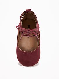 View large product image 3 of 4. Lace-Up Ballet Flats for Baby