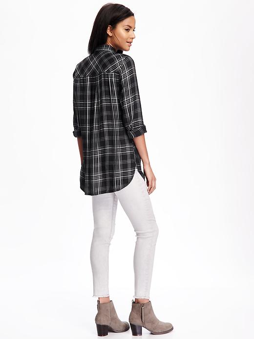 Image number 2 showing, Classic Plaid Soft Shirt for Women
