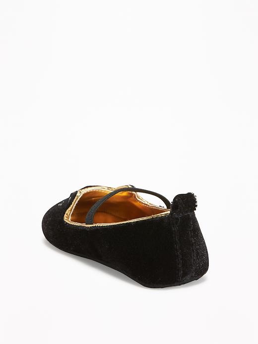 View large product image 2 of 4. Velvet Kitten Loafers for Baby