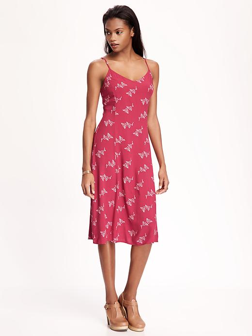 View large product image 1 of 1. Printed Cami Midi Dress for Women