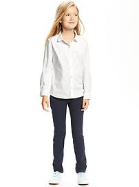 View large product image 3 of 3. Long-Sleeve Uniform Shirt for Girls