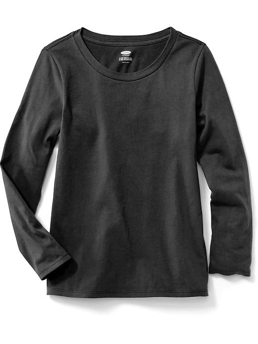 View large product image 1 of 1. Fitted Crew-Neck Tee for Girls