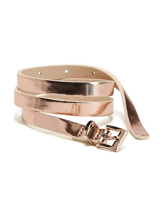 View large product image 1 of 1. Skinny Metallic Belt for Girls