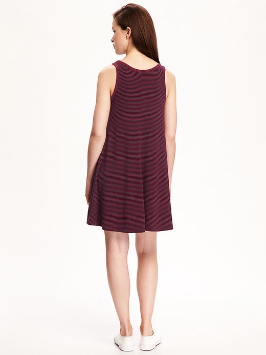 Image number 2 showing, Sleeveless Knit Swing Dress for Women