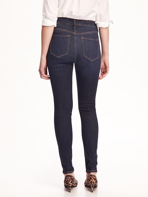 View large product image 2 of 3. High-Waisted Rockstar Built-In Sculpt Skinny Jeans For Women