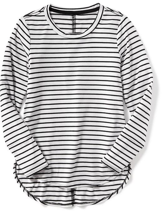 View large product image 1 of 1. Relaxed Scoop-Neck Tunic for Girls