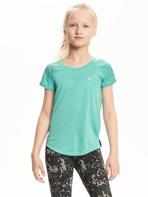 View large product image 1 of 1. Go-Dry Tee for Girls