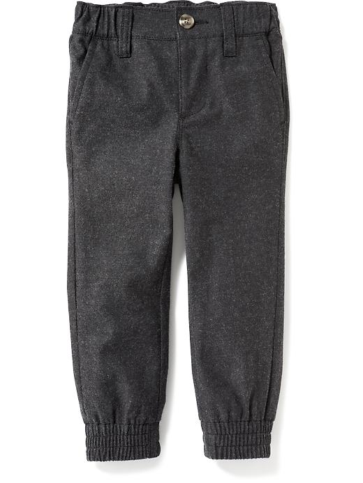 View large product image 1 of 1. Button-Front Twill Joggers for Toddler