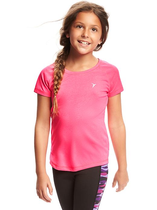 View large product image 1 of 2. Go-Dry Tee for Girls