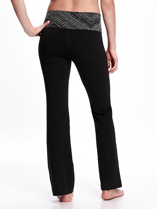 View large product image 2 of 2. High-Rise Semi-Fitted Wide-Leg Yoga Pants for Women
