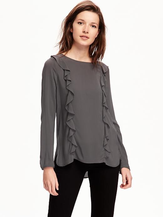 View large product image 1 of 1. Ruffle-Detail Top for Women
