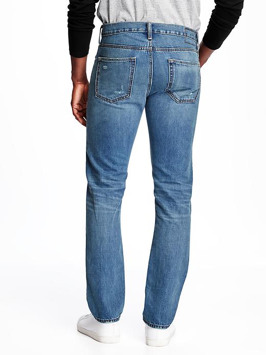 View large product image 2 of 2. Slim Destructed Jeans for Men