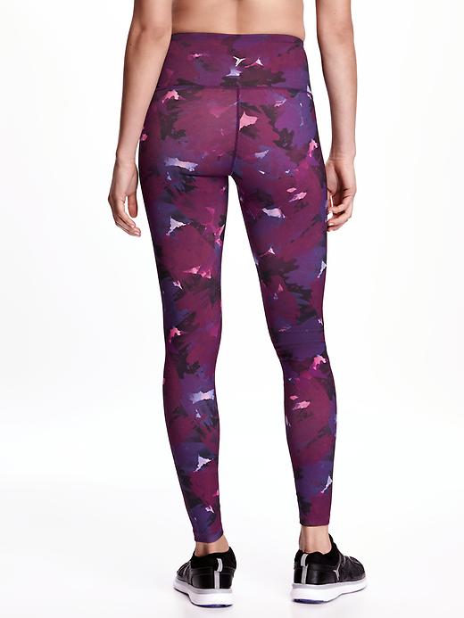 View large product image 2 of 2. High-Rise Printed Compression Leggings for Women