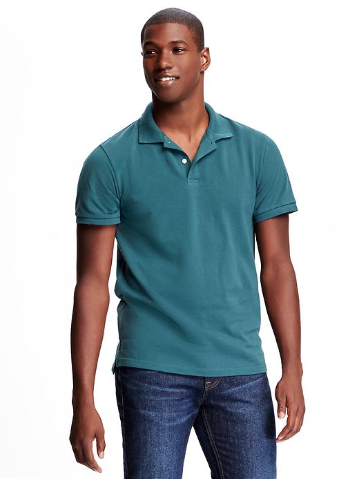 View large product image 1 of 1. Pique Polo for Men